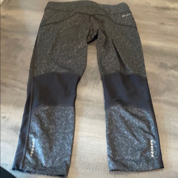Nike Dri-Fit running capris black & gray small - Picture 6 of 8